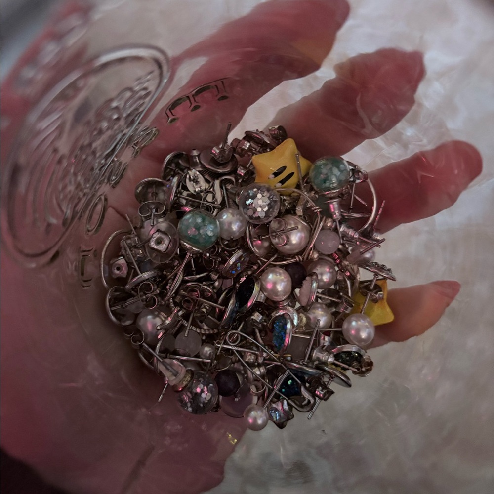 Mystery jewlery silver jewelry jar